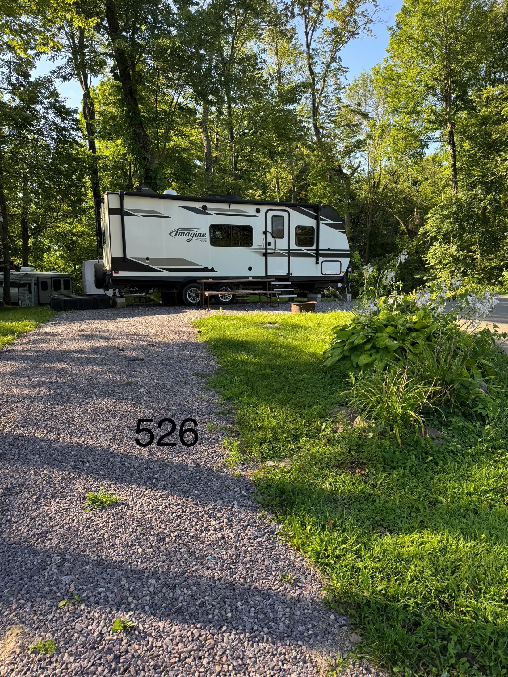 526 (OPEN Site) – up to a 26′ or 40′ trailer depending on orientation (Transfer Tank)